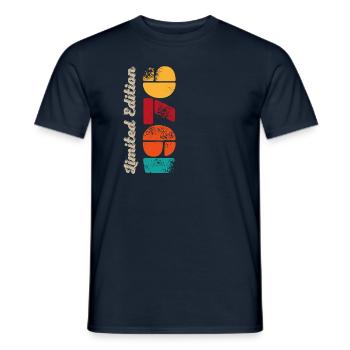 Millésime 1976 - T-shirt homme - marine - Devant - AI Model Male 178 light (178cm)