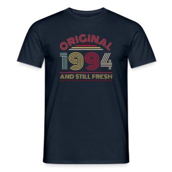 Vintage 1994 - Men's T-Shirt - navy - Front - AI Model Male 178 light (178cm)