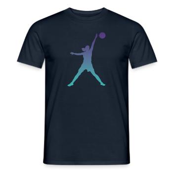 Basket-ball Filles - T-shirt homme - marine - Devant - AI Model Male 178 light (178cm)