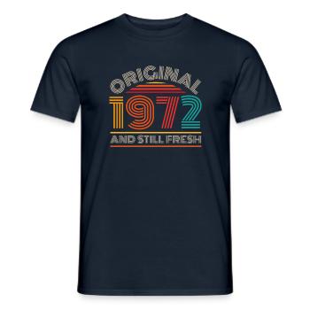 Millésime 1972 - T-shirt homme - marine - Devant - AI Model Male 178 light (178cm)