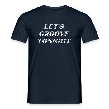 Groove ce soir - T-shirt homme - marine - Devant - AI Model Male 178 light (178cm)