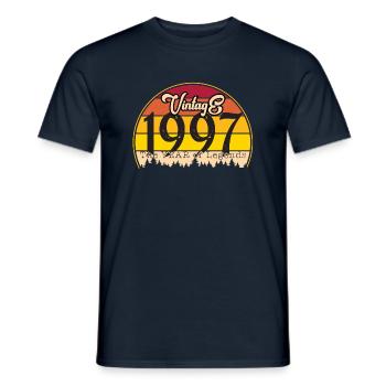Millésime 1997 - T-shirt homme - marine - Devant - AI Model Male 178 light (178cm)