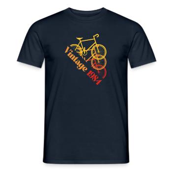 Millésime 1984 - T-shirt homme - marine - Devant - AI Model Male 178 light (178cm)