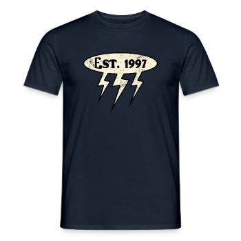 Millésime 1997 - T-shirt homme - marine - Devant - AI Model Male 178 light (178cm)