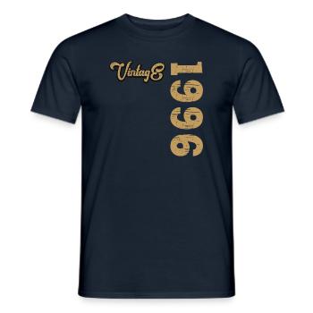 Vintage 1996 - Männer T-Shirt - Navy - Vorne - AI Model Male 178 light (178cm)