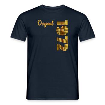Millésime 1972 - T-shirt homme - marine - Devant - AI Model Male 178 light (178cm)