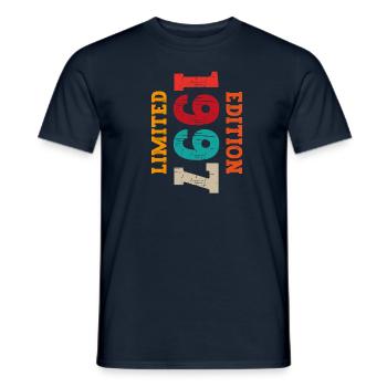 Millésime 1997 - T-shirt homme - marine - Devant - AI Model Male 178 light (178cm)