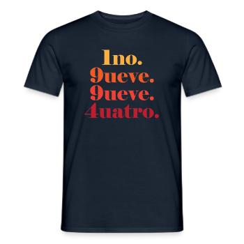1994 Geburtstag - Männer T-Shirt - Navy - Vorne - AI Model Male 178 light (178cm)