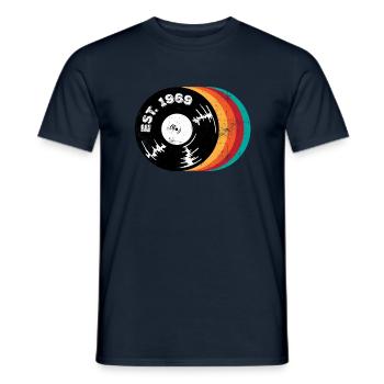 1969 Vintage Vintage Birthday Gift - Men's T-Shirt - navy - Front - AI Model Male 178 light (178cm)