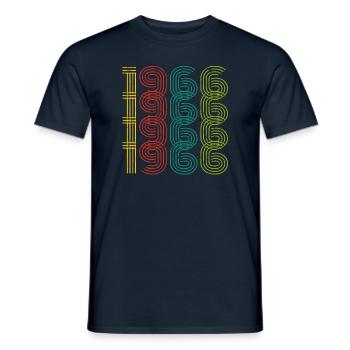 Millésime 1966 - T-shirt homme - marine - Devant - AI Model Male 178 light (178cm)
