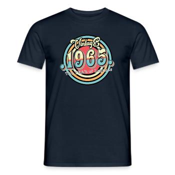 Millésime 1965 - T-shirt homme - marine - Devant - AI Model Male 178 light (178cm)