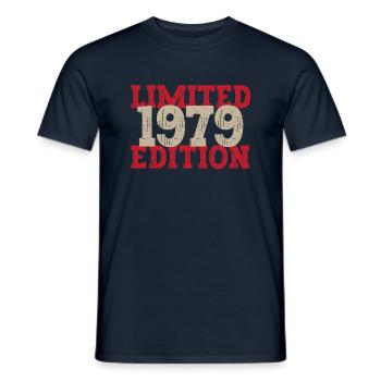 Millésime 1979 - T-shirt homme - marine - Devant - AI Model Male 178 light (178cm)