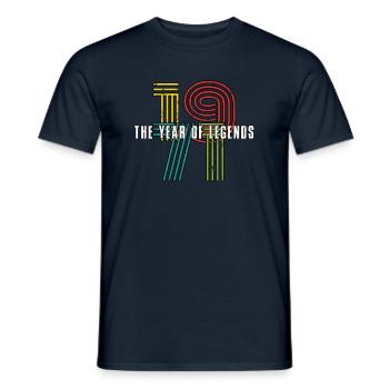 Millésime 1971 - T-shirt homme - marine - Devant - AI Model Male 178 light (178cm)