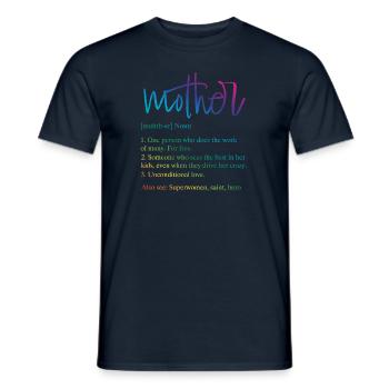 Mother - Männer T-Shirt - Navy - Vorne - AI Model Male 178 light (178cm)