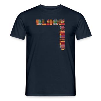 Black Sheep Retro - Männer T-Shirt - Navy - Vorne - AI Model Male 178 light (178cm)