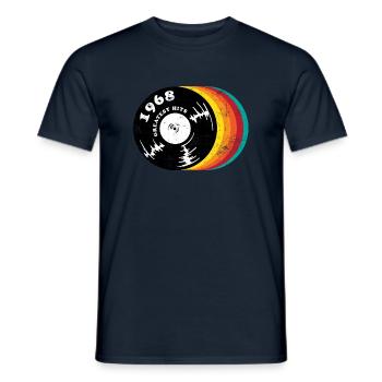 Millésime 1968 - T-shirt homme - marine - Devant - AI Model Male 178 light (178cm)