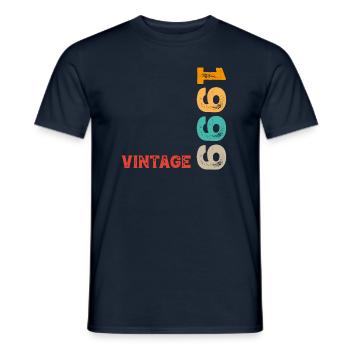 1999 Vintage - Men's T-Shirt - navy - Front - AI Model Male 178 light (178cm)