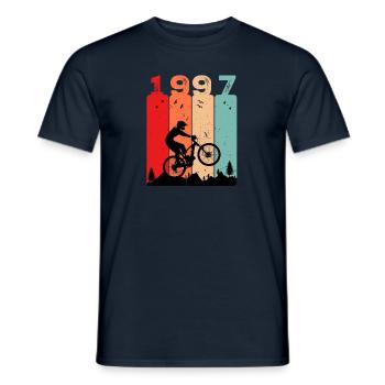 Millésime 1997 - T-shirt homme - marine - Devant - AI Model Male 178 light (178cm)