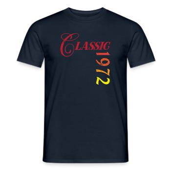 Millésime 1972 - T-shirt homme - marine - Devant - AI Model Male 178 light (178cm)