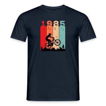 Millésime 1985 - T-shirt homme - marine - Devant - AI Model Male 178 light (178cm)