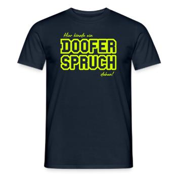 hier könnte … - Männer T-Shirt - Navy - Vorne - AI Model Male 178 light (178cm)