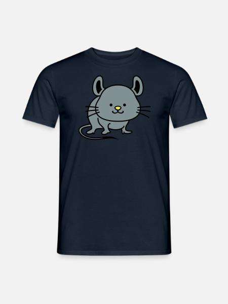 Mouse Cute - Men's T-Shirt - navy