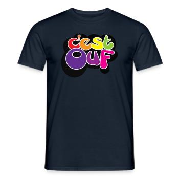 IT'S PHEW - Men's T-Shirt - navy - Front - AI Model Male 178 light (178cm)