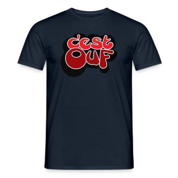 IT'S RED PHEW - Men's T-Shirt - navy - Front - AI Model Male 178 light (178cm)