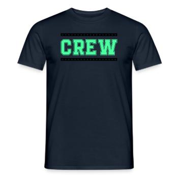 Crew - Men's T-Shirt - navy - Front - AI Model Male 178 light (178cm)