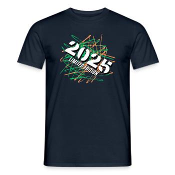 Édition limitée 2025 - T-shirt homme - marine - Devant - AI Model Male 178 light (178cm)