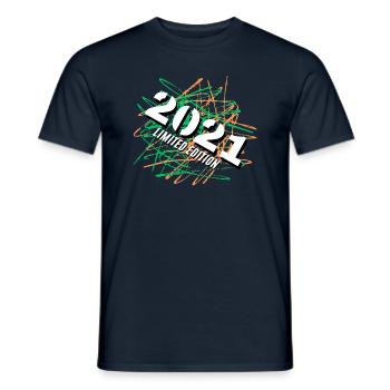 Limited Edition 2021 - Men's T-Shirt - navy - Front - AI Model Male 178 light (178cm)