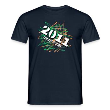 Édition Limitée 2011 - T-shirt homme - marine - Devant - AI Model Male 178 light (178cm)