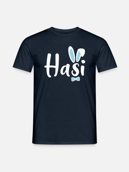 Hasi - Männer T-Shirt - Navy