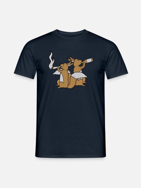 2 Party Squirrels - Men's T-Shirt - navy