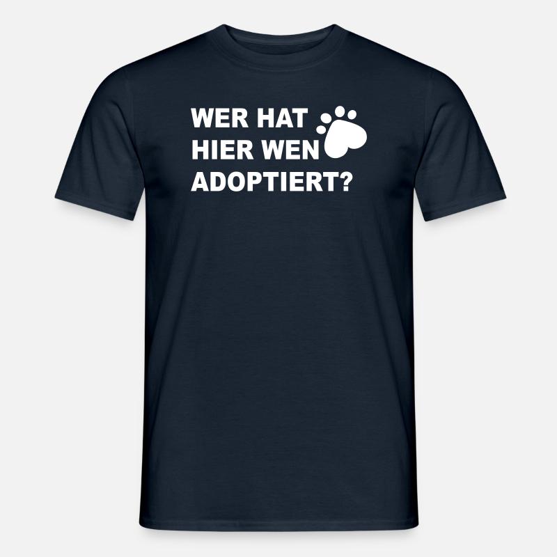 Hund - Männer T-Shirt - Navy