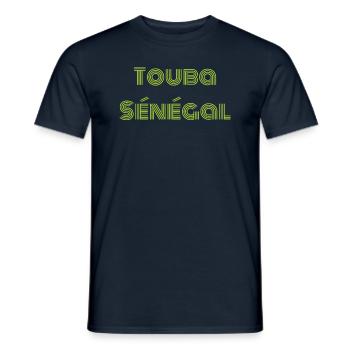 Touba Sénégal Souvenir Tuubaa Wolof Touba - Männer T-Shirt - Navy - Vorne - AI Model Male 178 light (178cm)