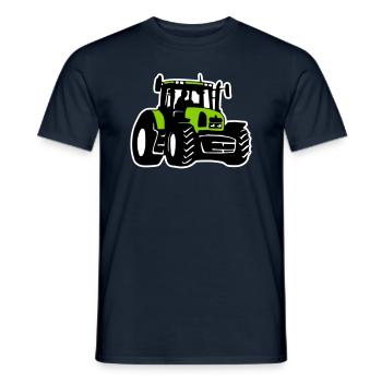 Traktor (3 color) - Men's T-Shirt - navy - Front - AI Model Male 178 light (178cm)