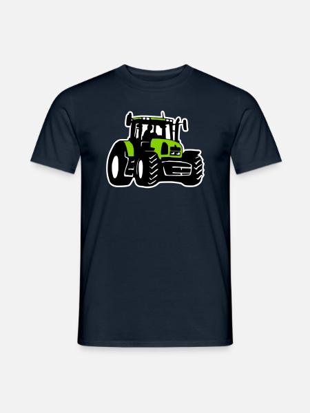 Traktor (3 color) - Männer T-Shirt - Navy