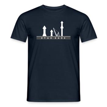 Star base - T-shirt homme - marine - Devant - AI Model Male 178 light (178cm)