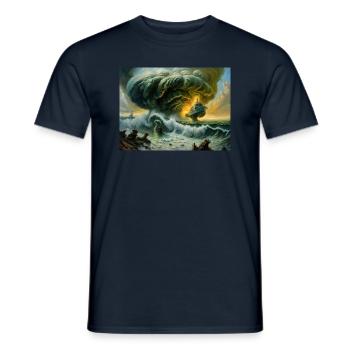 Zorn der Natur #5 - Männer T-Shirt - Navy - Vorne - AI Model Male 178 light (178cm)