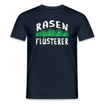 Rasenflüsterer Rasen Garten Gärtner Geschenk - Männer T-Shirt - Navy - Vorne - AI Model Male 178 light (178cm)