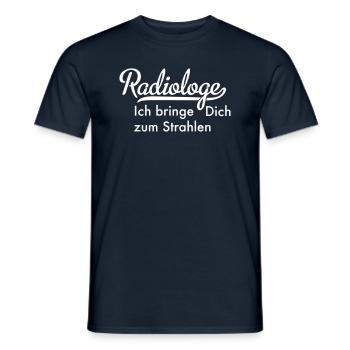 Radiologe - Männer T-Shirt - Navy - Vorne - AI Model Male 178 light (178cm)
