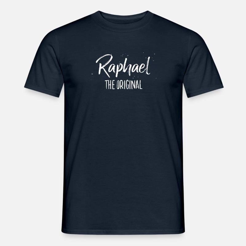 Raphael - Männer T-Shirt - Navy