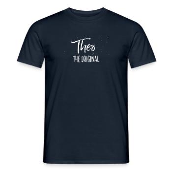 Theo - Männer T-Shirt - Navy - Vorne - AI Model Male 178 light (178cm)