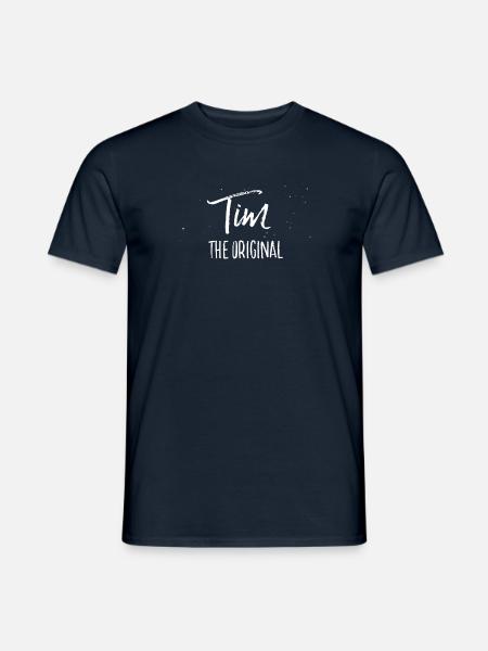 Tim - Männer T-Shirt - Navy