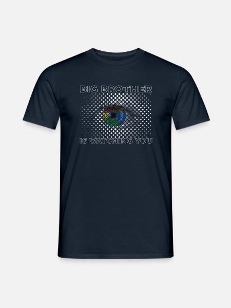 Big Brother regarde - T-shirt homme - marine