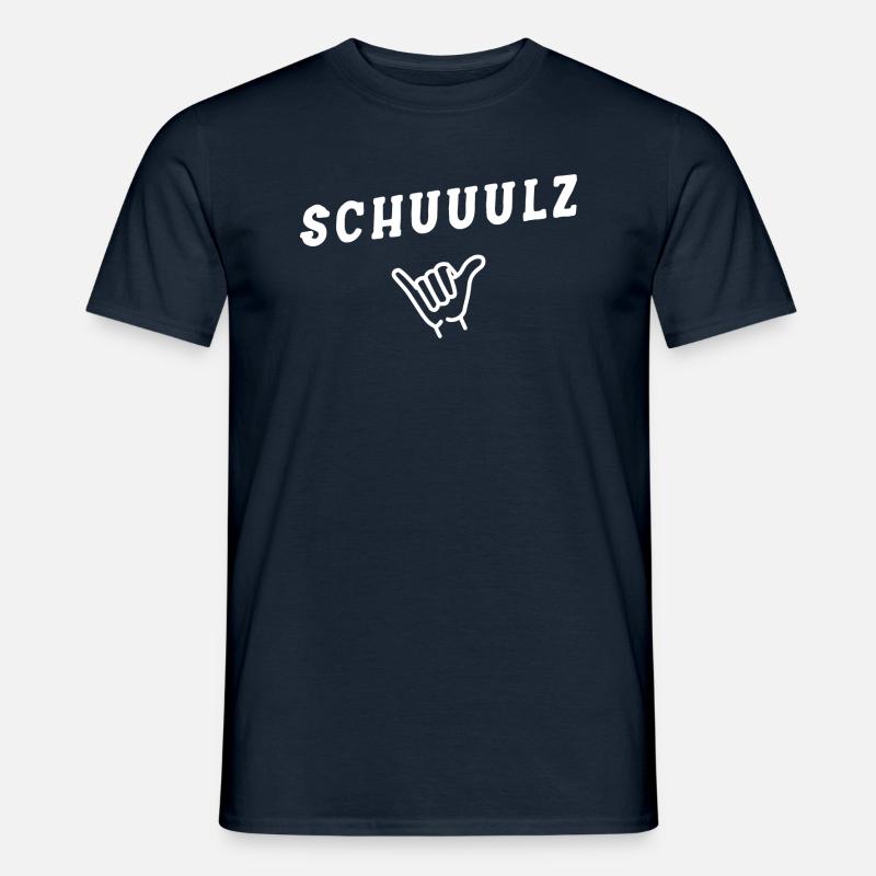 Schulz - Männer T-Shirt - Navy