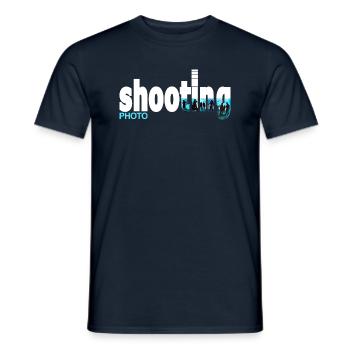 Photographe Shooting - T-shirt homme - marine - Devant - AI Model Male 178 light (178cm)