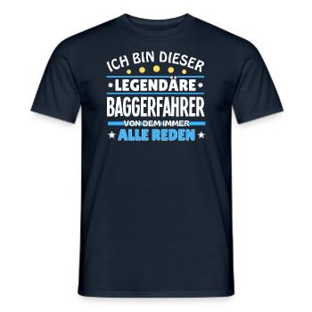 Ich bin dieser legendäre Neurologe - Männer T-Shirt - Navy - Vorne - AI Model Male 178 light (178cm)