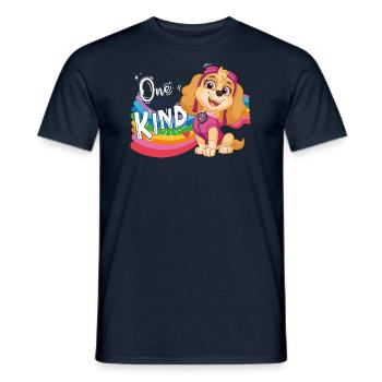 Paw Patrol Skye Design Arc-En-Ciel - T-shirt homme - marine - Devant - AI Model Male 178 light (178cm)